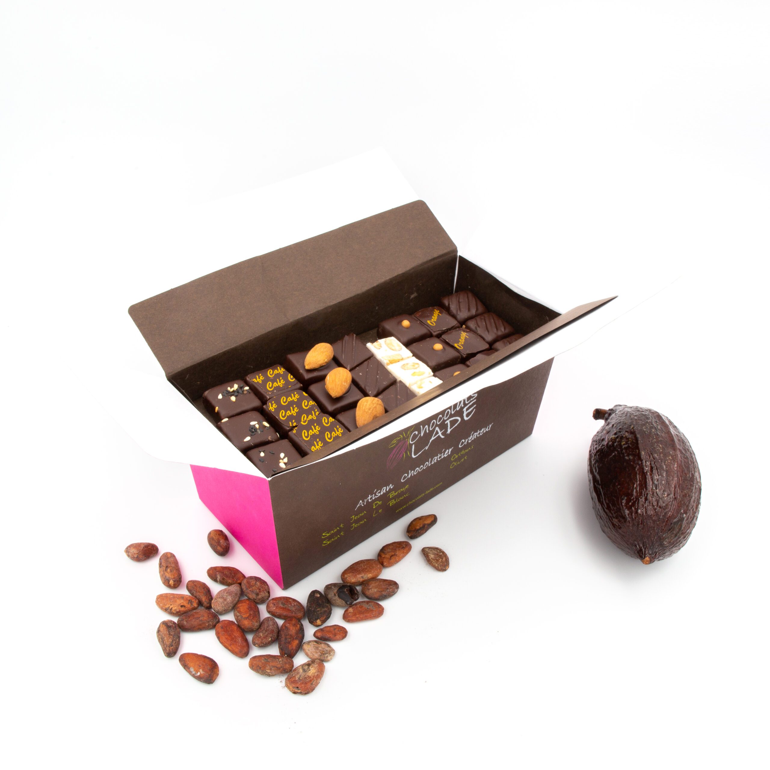 Ballotin 1kg – Chocolat noir artisanal