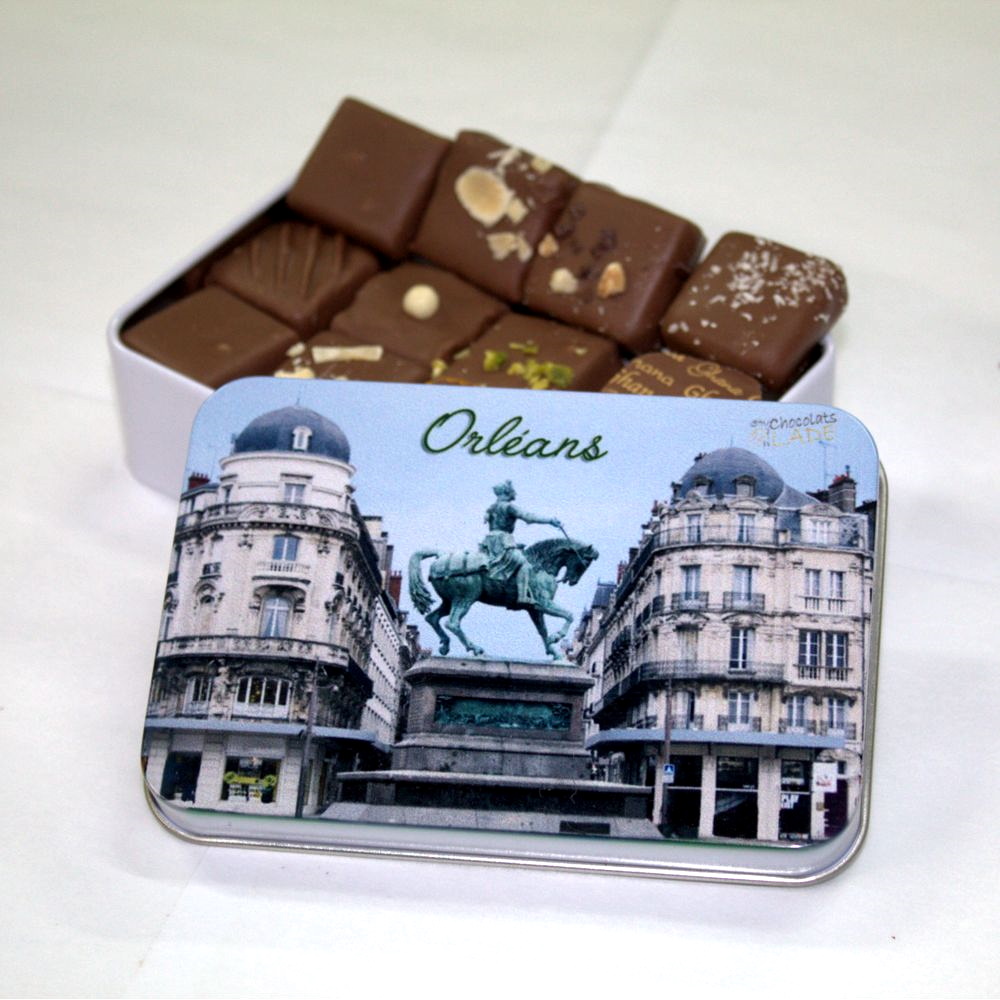 Boîte Orléans Martroi – chocolats au lait