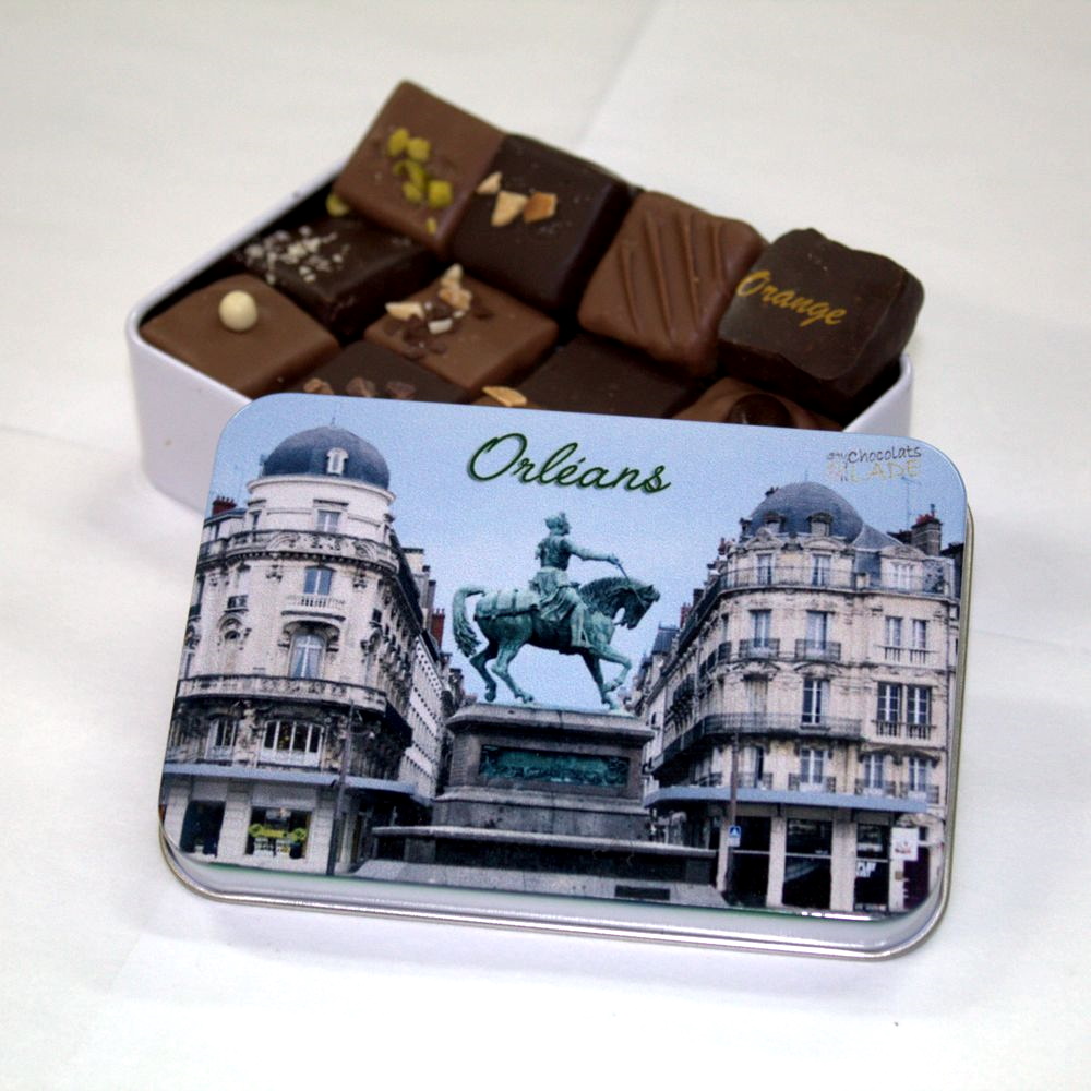 Boîte Orléans Martroi – chocolats panachés