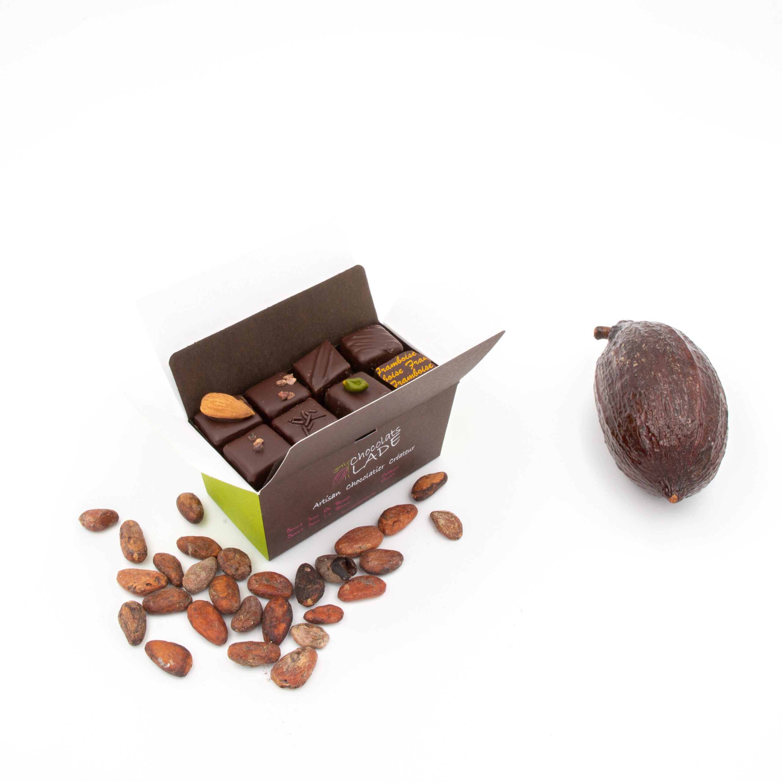 Ballotin 125g – Chocolat noir artisanal