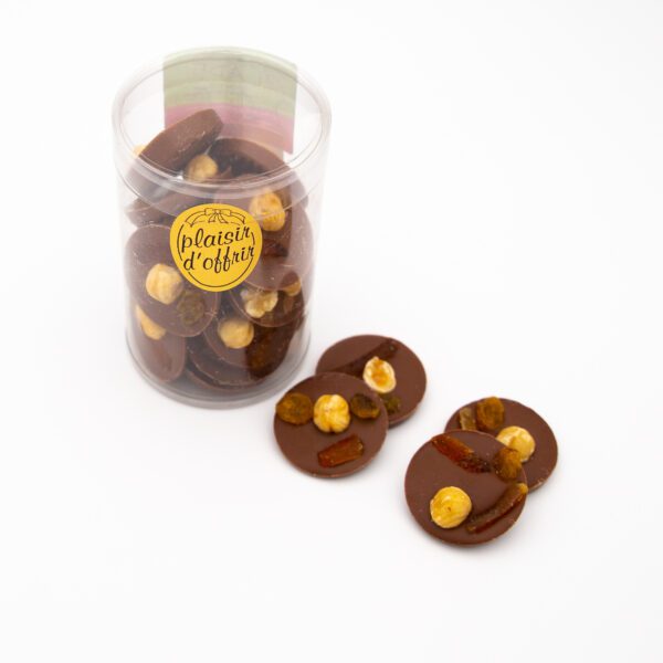 Mendiants au chocolat au lait - 150g