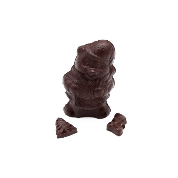 Ourson de Noël au chocolat noir