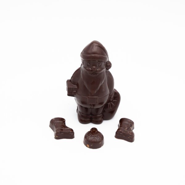 Père Noël au chocolat noir