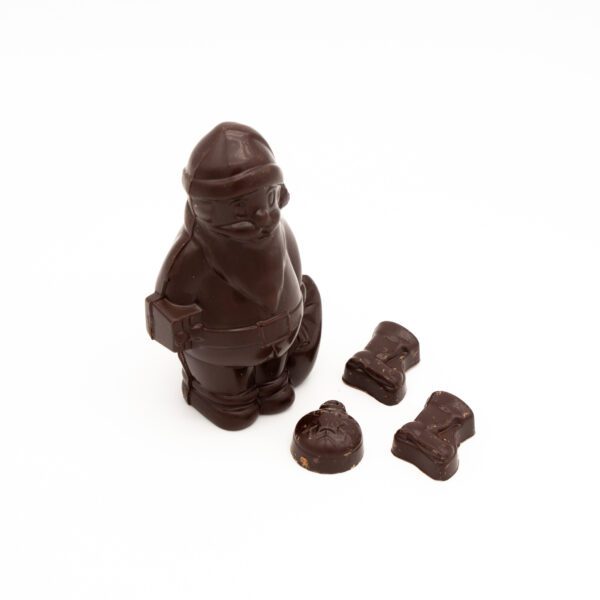 Père Noël au chocolat noir