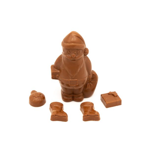 Père Noël au chocolat au lait